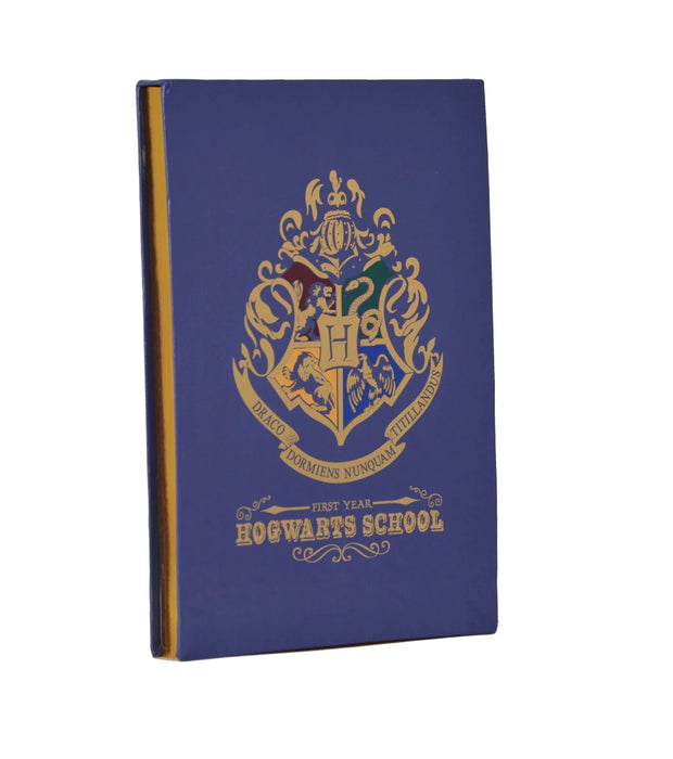 Mooving Harry Potter Notepad - Magical Writing Experience with 120 Sheets, Blue and Gold