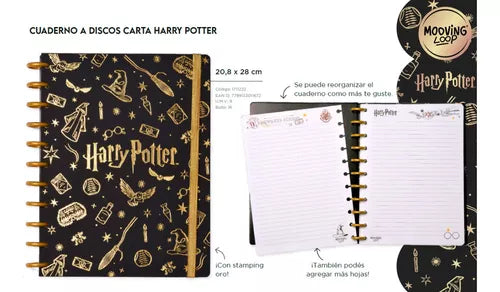 Mooving's Smart Disc-Bound Harry Potter Notebook - Unleash Your Wizardry