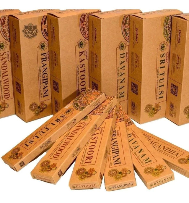Mundo Hindú | Goloka Organic Incense Imported from India - Aromatic Bliss | Indian Culture