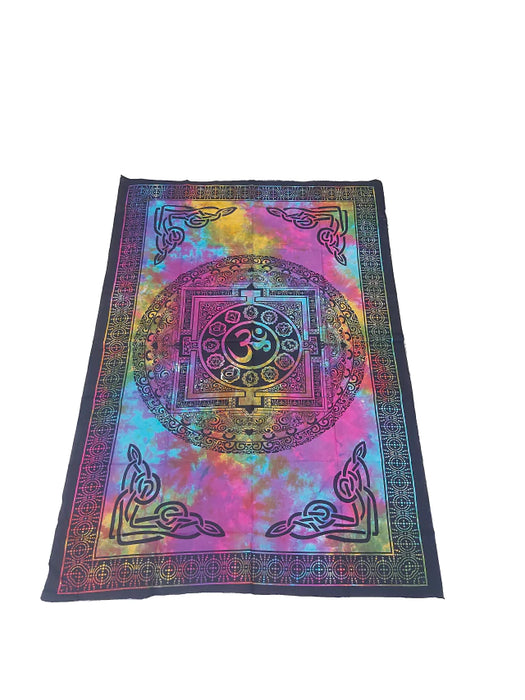 Mundo Hindú | Hindu Bedspread 1-Plaza - Indian Mandala Blanket