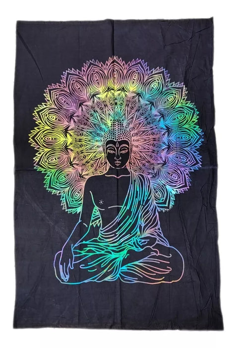 Mundo Hindú | Hindu Tapestry - Buddha Colors | India Culture