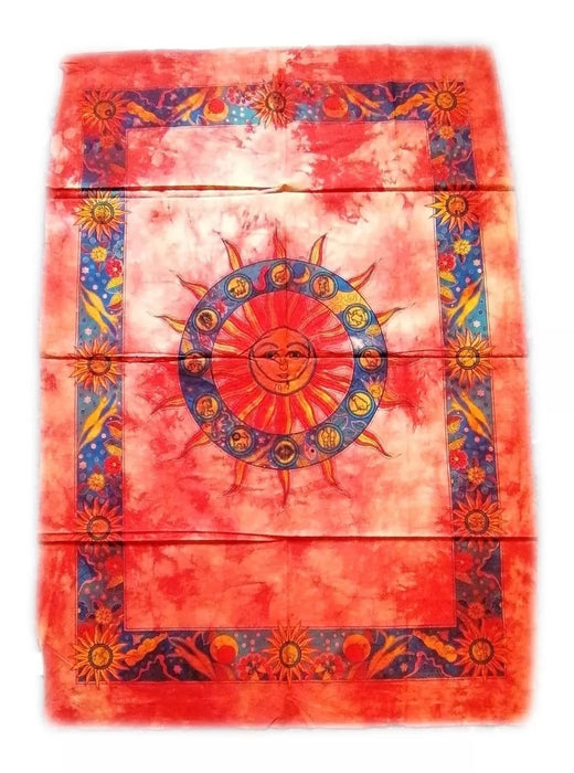Mundo Hindú | Hindu Tapestry - Sun Print | India Culture