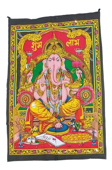 Mundo Hindú | Indian Culture Ganesh Tapestry - Authentic Home Decor Delight