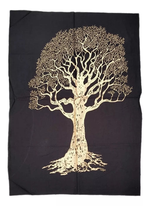 Mundo Hindú | Indian Culture Tree Print Tapestry - Vibrant Home Decor Accent