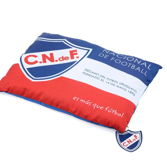 Nacional Uruguay Baby Pillow - Official Product - Support Your Team! Decano Emblem C.N.de F. - Uruguayan Football Legacy - 30 cm x 40 cm