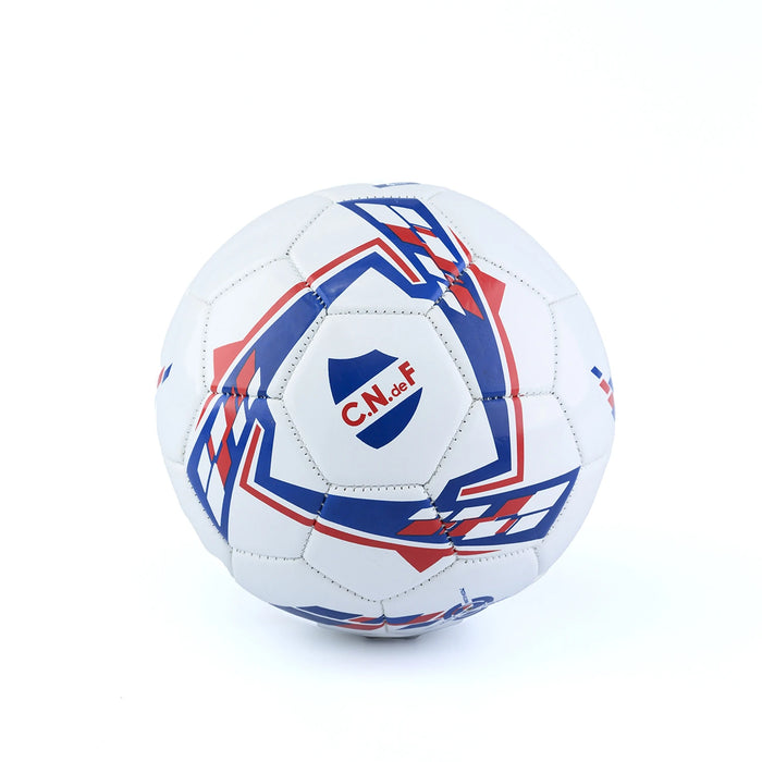 Nacional Uruguay Official White Soccer Ball - National Emblem - Decano Del Futbol Uruguayo - CNF Brand