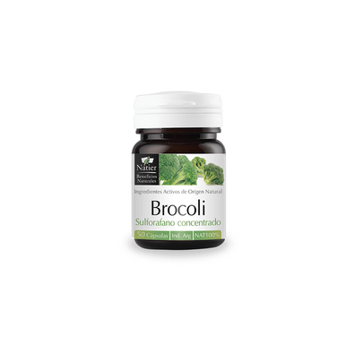 Natier Brócoli Vegan Dietary Supplement Broccoli Antimicrobial & Anti-Inflammatory Supplement, 0.4 g per unit (50 count)