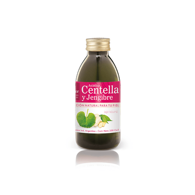 Natier Centella Asiática y Jengibre Dietary Supplement Natural Asian Centella Juice with Ginger Nutritional Benefits - 0.2 g per 5 ml, 250 ml / 8.45 oz