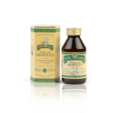 Natier Tónico de Propóleo Propolis Extract with Eucalyptus & Vitamin C Natural Immunity Supporter Herbal Supplement, 125 ml / 4.23 fl oz
