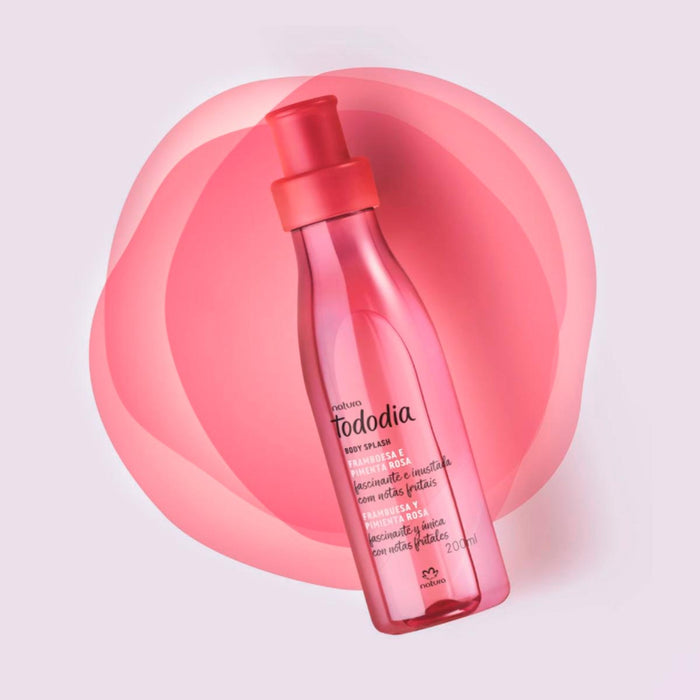 Natura Discover Perfume: Irresistible Frambuesa y Pimienta Rosa Fragrance - Light, Fascinating, and Unique with Fruity Notes. Wrap Your Skin in Freshness 200ml