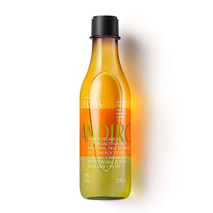 Natura Ekos Andiroba Body Oil 200 ml - Hydrates, Perfumes, and Protects Skin with Raw Andiroba Oil