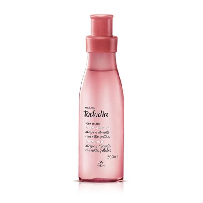 Natura Perfume Discover the Irresistible: Body Splash Frutas Rojas - A Fresh and Lively Fruity Fragrance that Envelops Your Skin with Lightness and Freshness