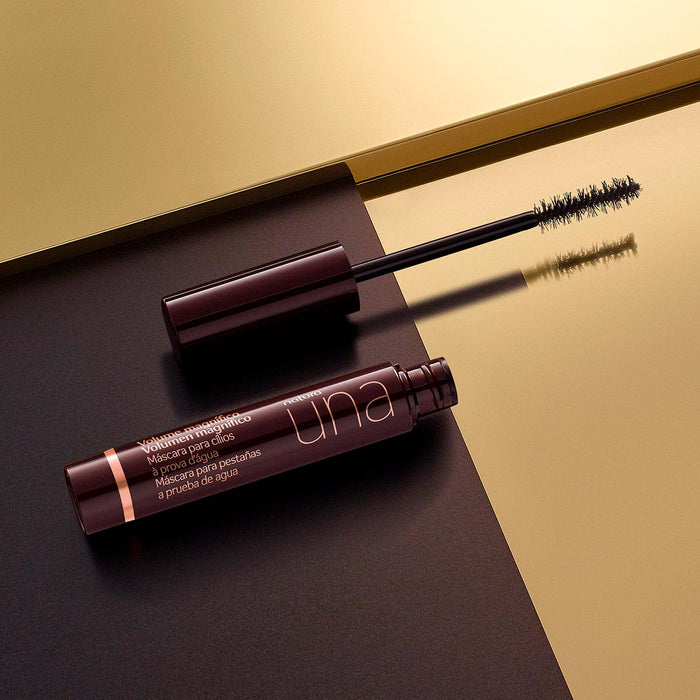 Natura UNA Waterproof Magnificent Volume Mascara - Luscious Lashes All Day with Up to 9x More Volume