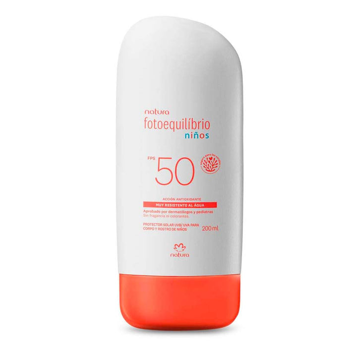 Natural Fotoequilibrio Kids - Water - Resistant UVB - UVA Sunscreen Lotion - High Protection 200 ml