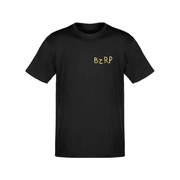 New Caps BZRP Black T-Shirt: Bizarrap Merchandise for Fans, 100% Cotton, Stylish and Trendy