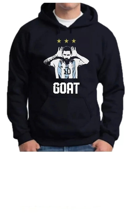 New Caps Premium 100% Cotton Messi Goat Sweatshirt - Custom Printed - Vinyl Textile Prints