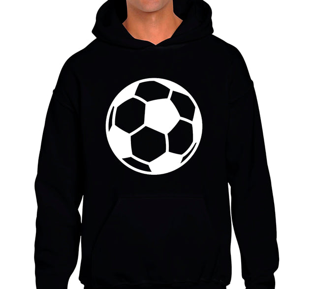 New Caps Premium 100% Cotton Soccer Ball Sweatshirt - Printed Soccer Hoodie