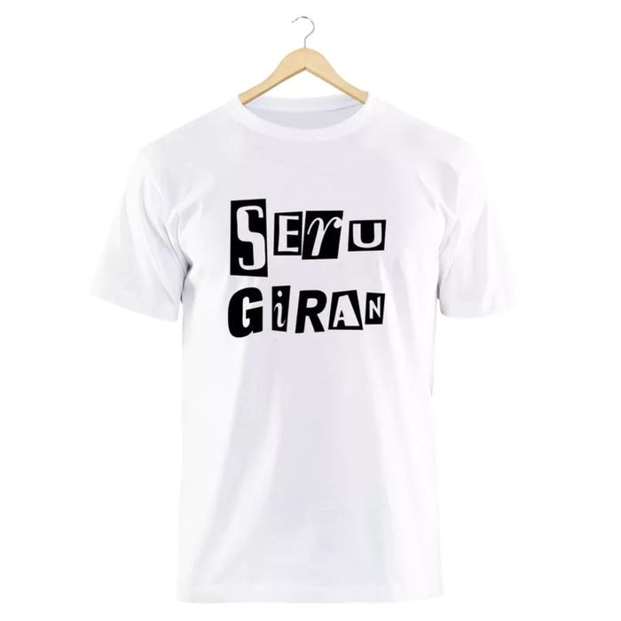 New Caps Serú Girán White Cotton T-Shirt: Serú Girán Argentinian Rock Band with Charly García, Pedro Aznar, David Lebón & Oscar Moro, Stylish and Trendy Shirt