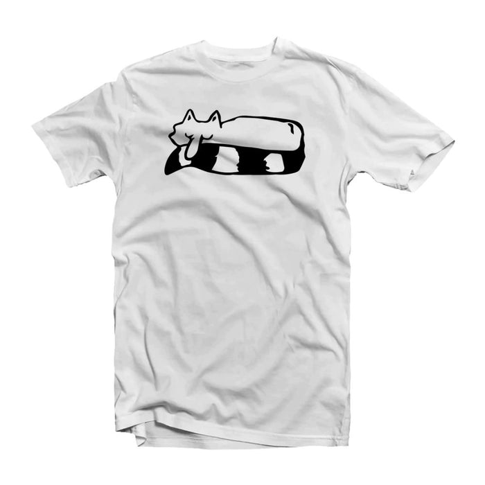 New Caps White Cotton T-Shirt: Luca Prodan - Sumo Singer, Stylish and Trendy Shirt