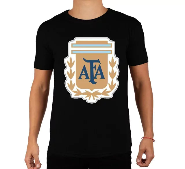 New Caps | Argentina National Team Cotton Tee - Soccer Fan Essential