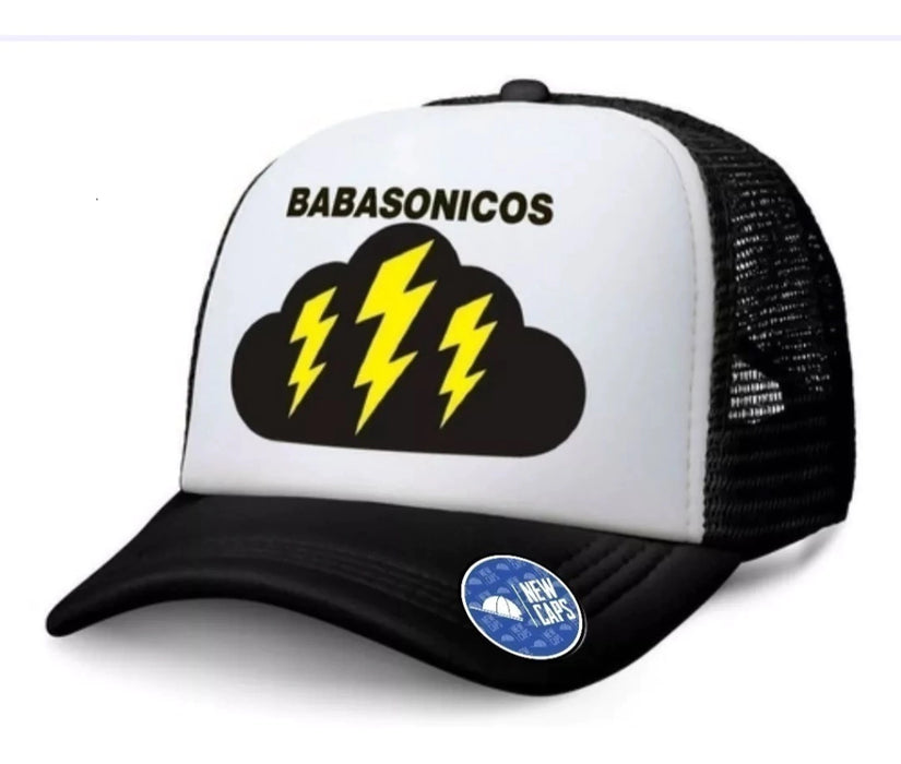 New Caps | Babasónicos Rayos Trucker Cap - Rock Band Fan Merch