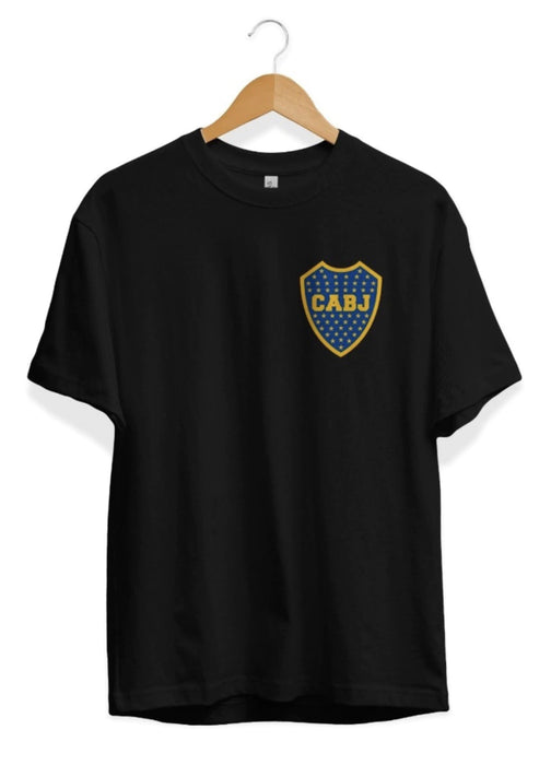 New Caps | CABJ Boca Juniors Crest on Chest - Cotton Tee