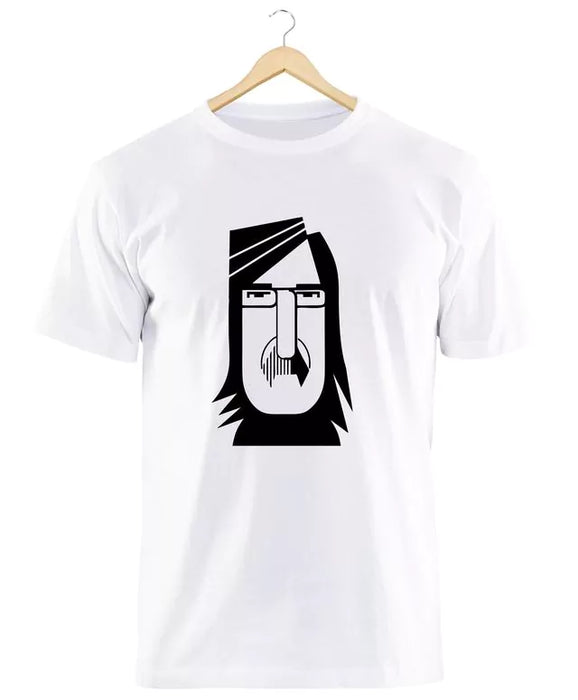 New Caps | Charly Garcia Cotton Tee - Iconic Argentine Rock Artist Shirt