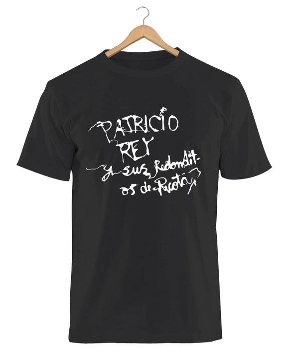 New Caps | Iconic Argentine Rock Tribute Tee - Patricio Rey y sus Redonditos Cotton Black Shirt