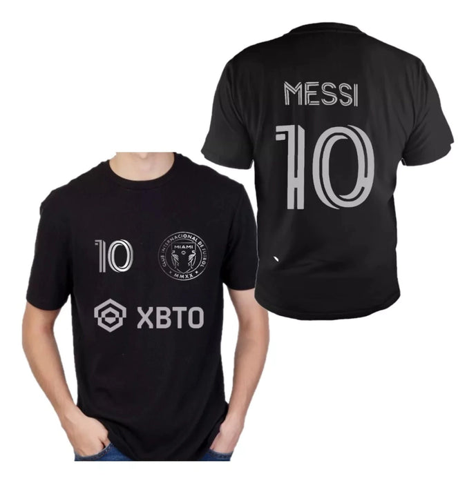 New Caps | Inter Miami #10 Messi Cotton Tee - Soccer Legend