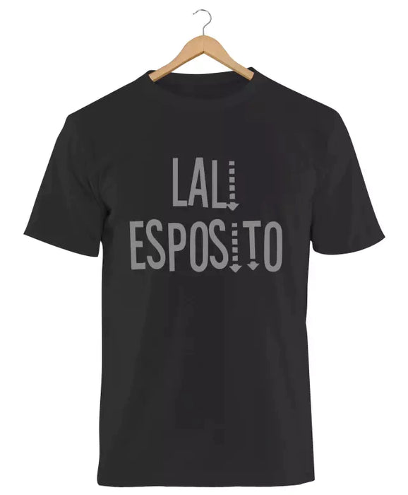 New Caps | Lali Esposito Cotton Black Tee - Argentine Singer & Artist