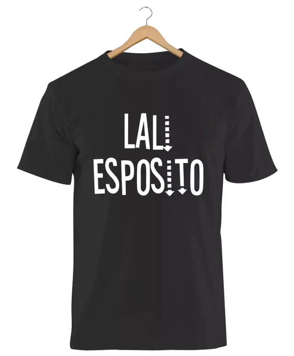 New Caps | Lali Esposito Cotton Black Tee - Argentine Singer & Artist