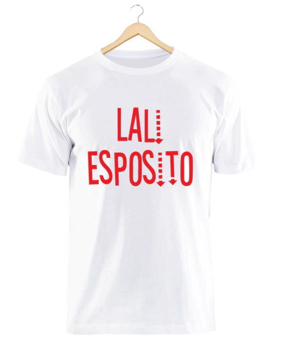 New Caps | Lali Esposito Cotton White Tee - Argentine Singer & Artist