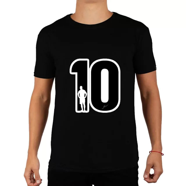 New Caps | Lionel Messi 10 Iconic Cotton Tee - Football Fan
