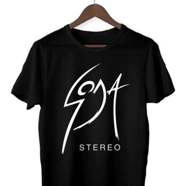 New Caps | Soda Stereo Iconic Argentine Rock Cotton Tee - Music Legends