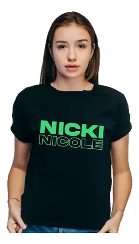 Nicki Nicole Unisex Short Sleeve Tee - Soft Cotton, Excellent Craftsmanship, Colorful Logo - ID_04