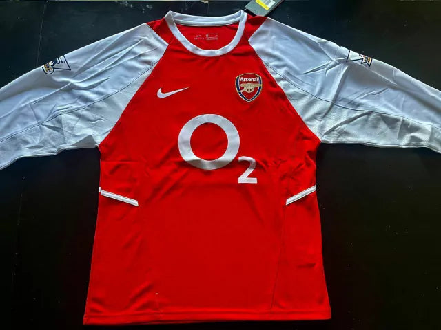 Nike Arsenal ML Retro 2002-04 Henry 14 Long Sleeve Jersey - Premier League Iconic Kit