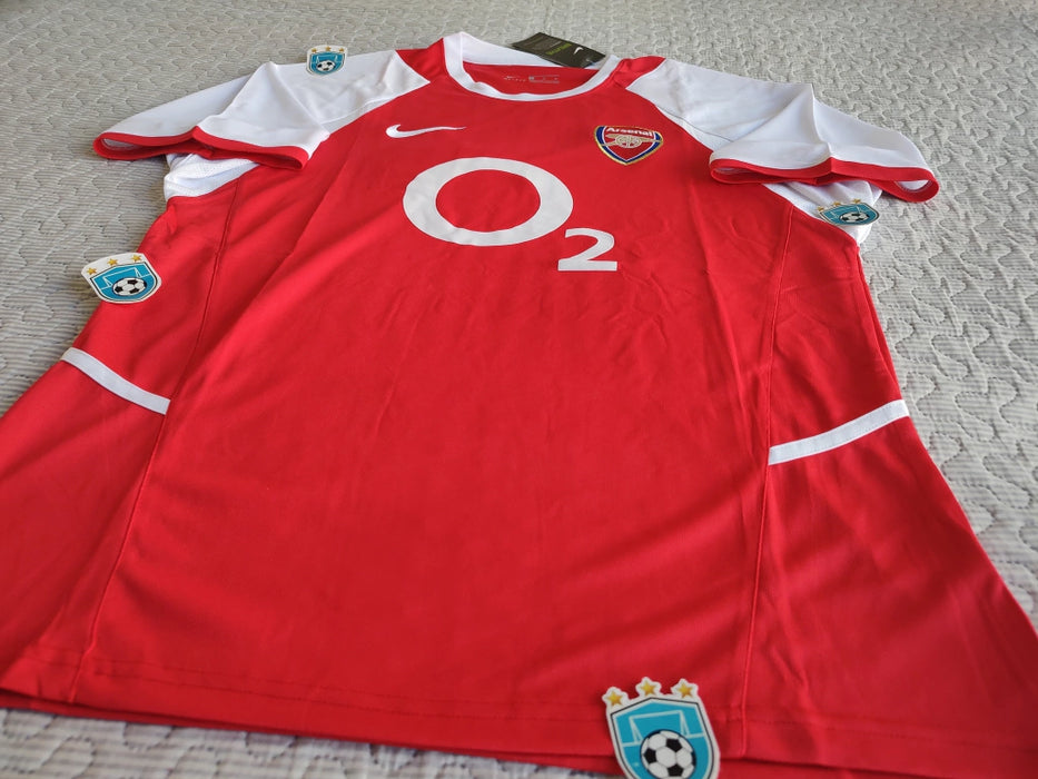 Nike Arsenal Retro 2002-03 Home Jersey - Authentic Nostalgia for True Gunners Fans