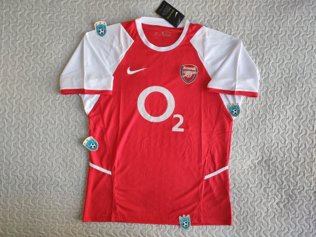 Nike Arsenal Retro 2002-03 Home Jersey - Authentic Nostalgia for True Gunners Fans