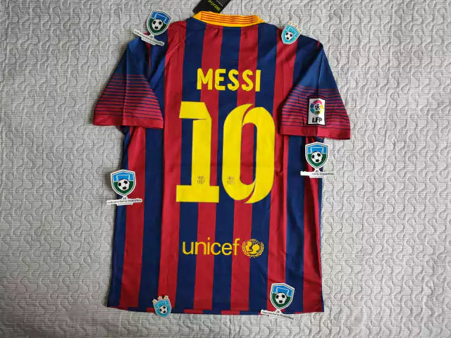 Nike Barcelona Retro 13-14 Home Jersey Messi 10 - LFP Official Replica