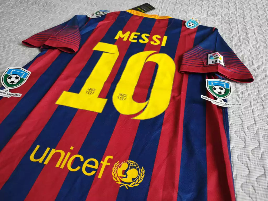 Nike Barcelona Retro 13-14 Home Jersey Messi 10 - LFP Official Replica