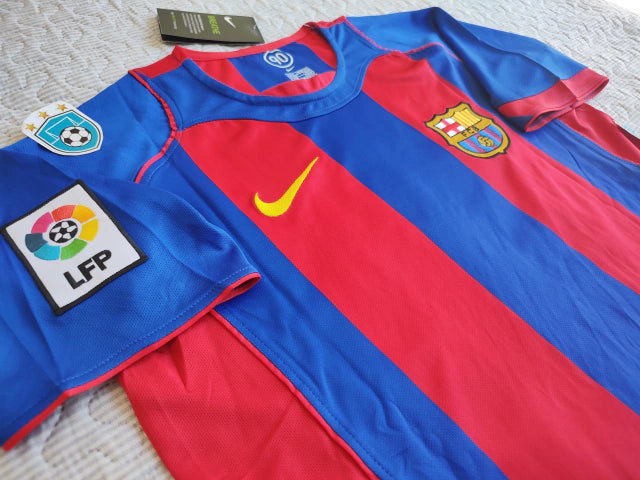 Nike Barcelona Retro 2004-05 Messi 30 LPF Home Jersey - La Liga Classic Edition