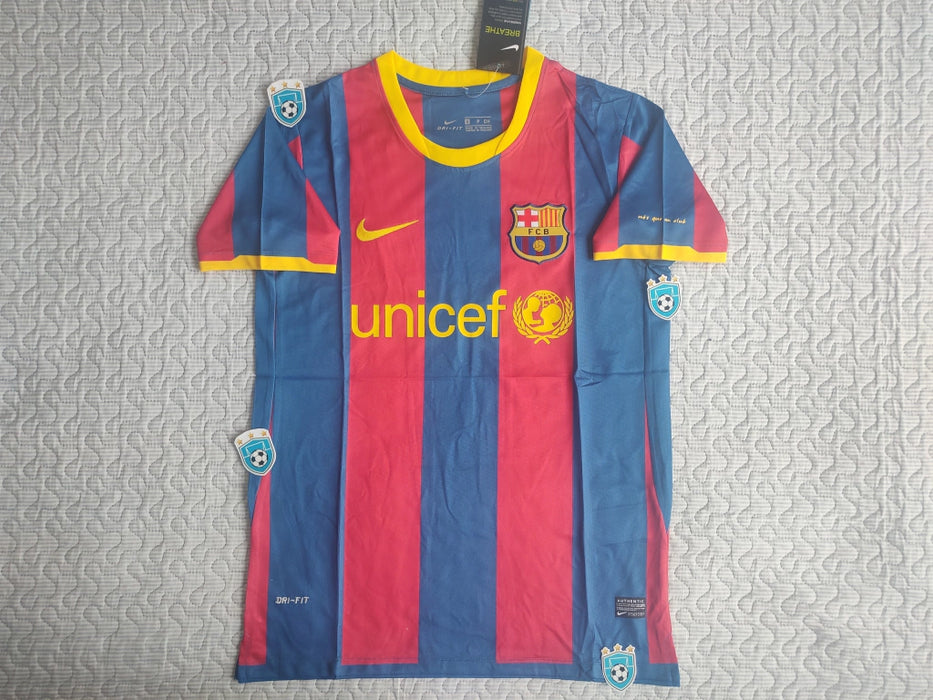 Nike Barcelona Retro 2010-11 Home Jersey - Authentic Football Shirt