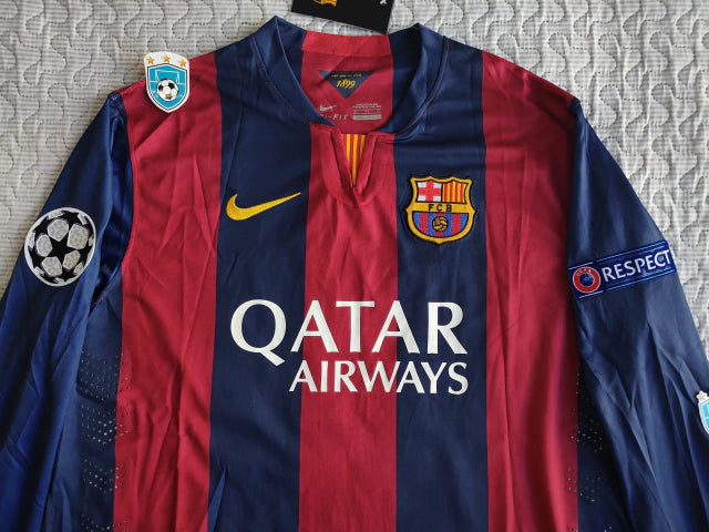 Nike Barcelona Retro 2014-15 Messi 10 UCL Long Sleeve Home Jersey - Ch —  Latinafy