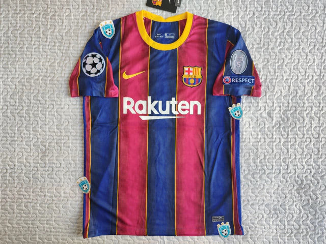 Nike Barcelona Retro 2020/21 Home Jersey - Messi 10 UCL Edition for True Fans