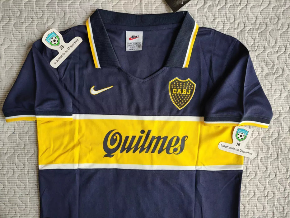 Nike Boca Juniors Retro 1997 Maradona 10 Home Jersey - Authentic Soccer Shirt for Fans