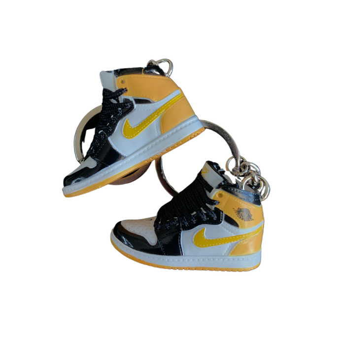 Nike Jordan 1 Taxi Keychain - Iconic Sneaker Accessory - 1 Count