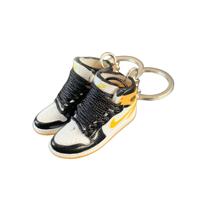 Nike Jordan 1 Taxi Keychain - Iconic Sneaker Accessory - 1 Count