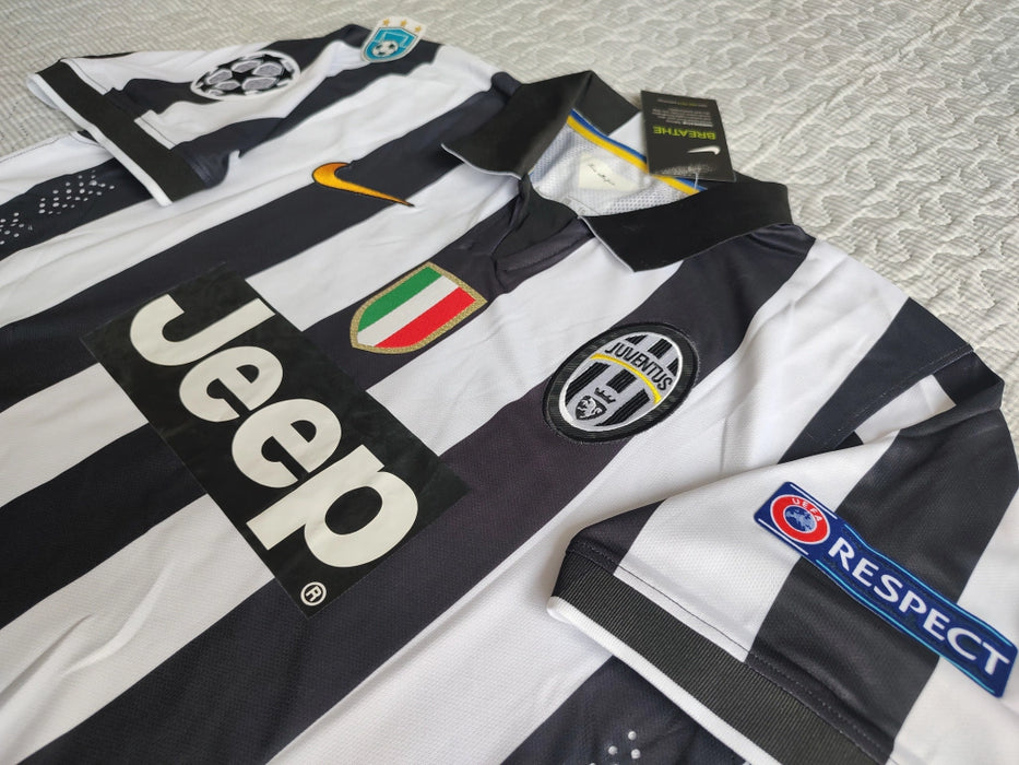 Nike Juventus Retro 2014-15 Home Jersey #10 Tevez - Authentic Champions League Football Apparel