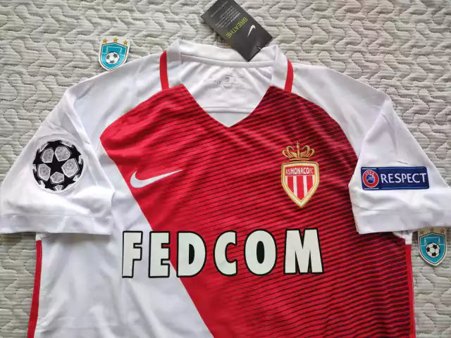 Nike Monaco Retro 2016-17 Home Jersey #29 Mbappe - Authentic Football Apparel