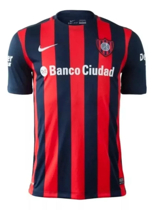 Nike San Lorenzo Jersey Banco Ciudad Titular Football Shirt - 2015/16 Edition